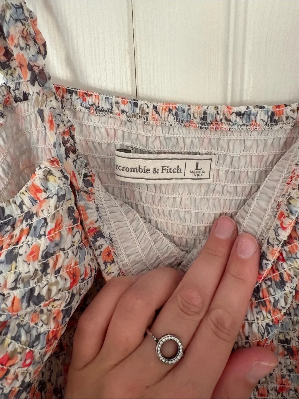 Abercrombie Maxi Dress with Ruffle Straps